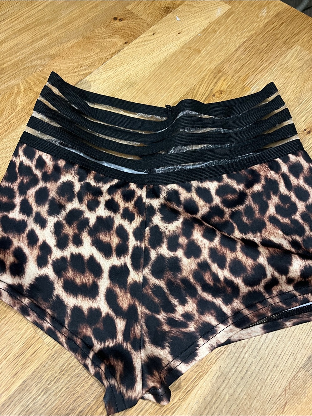 Leopard Print Pole dance Shorts